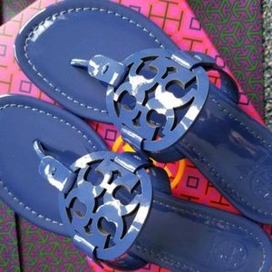 Tory Burch Shoes - NEW Tory Burch Miller Sandals Bright Indigo Tory Burch Shoes - NEW Tory Burch Miller Sandals Bright Indigo